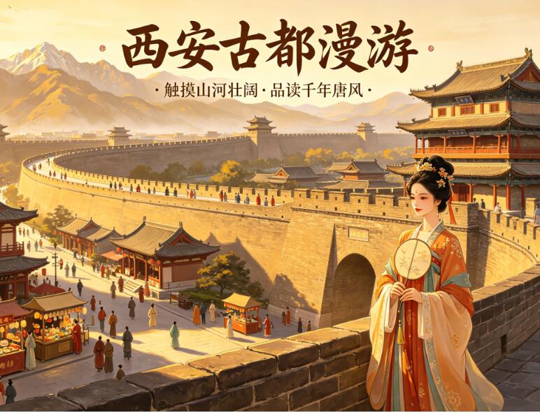 西安古都漫游，触摸山河壮阔，品读千年唐风